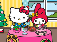 Hello Kitty And Friends Xmas Dinner